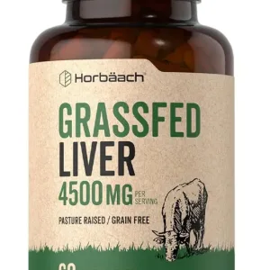 Grass Fed Beef Liver 4500mg Per Serving - 60 Capsules